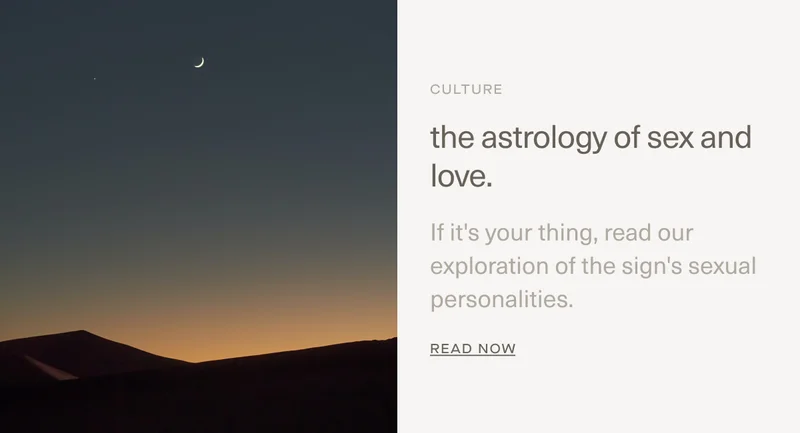 the astrology of sex | read now