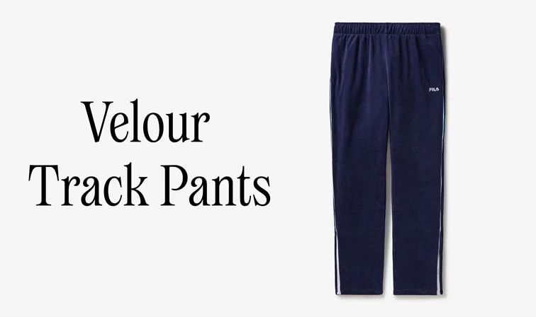 Men's Velour Track Pants