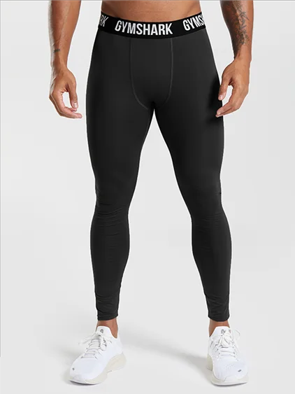 ELEMENT BASELAYER LEGGINGS. Black.