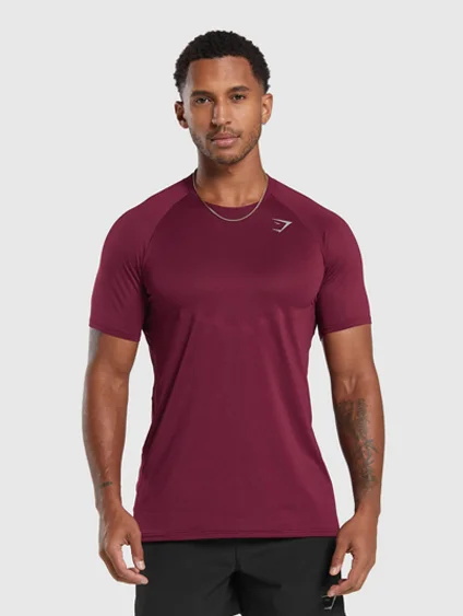 SPEED T-SHIRT. Plum Pink.