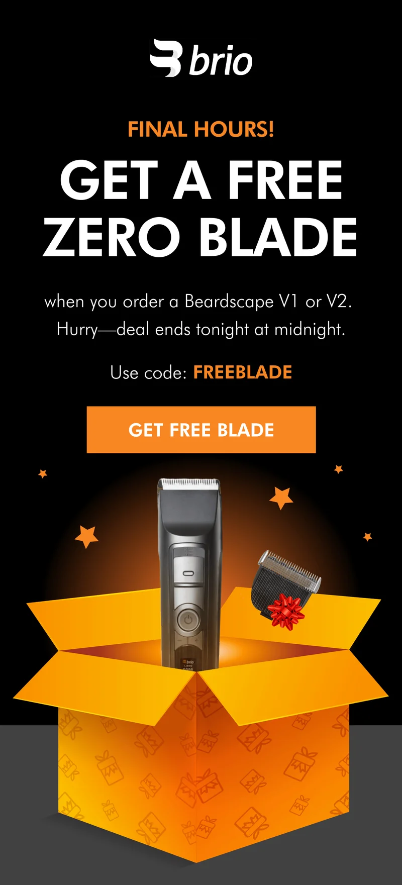 Get a FREE Zero Blade when you buy a Beardscape V1/V2 with code FREEBLADE
