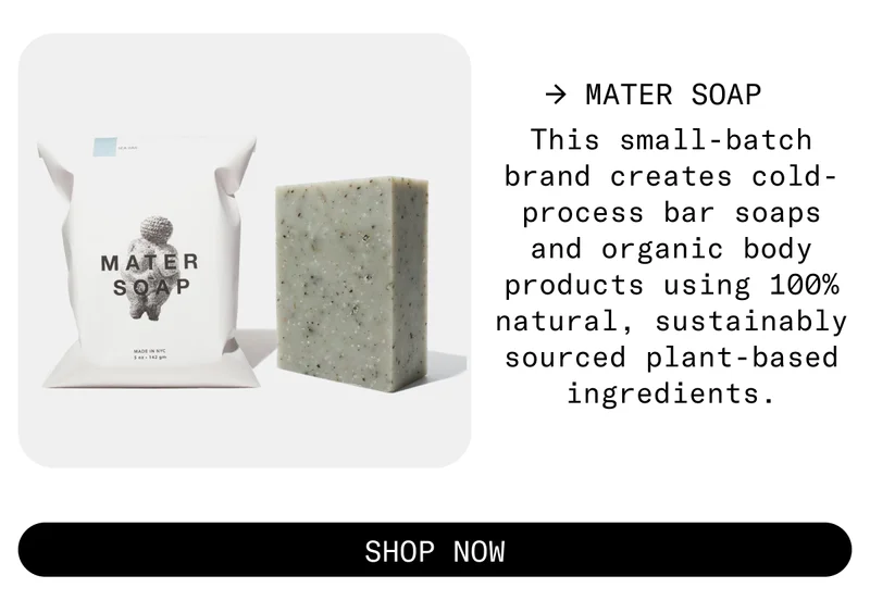 This small-batch brand creates cold-process bar soaps and organic body products using 100% natural, sustainably sourced plant-based ingredients.