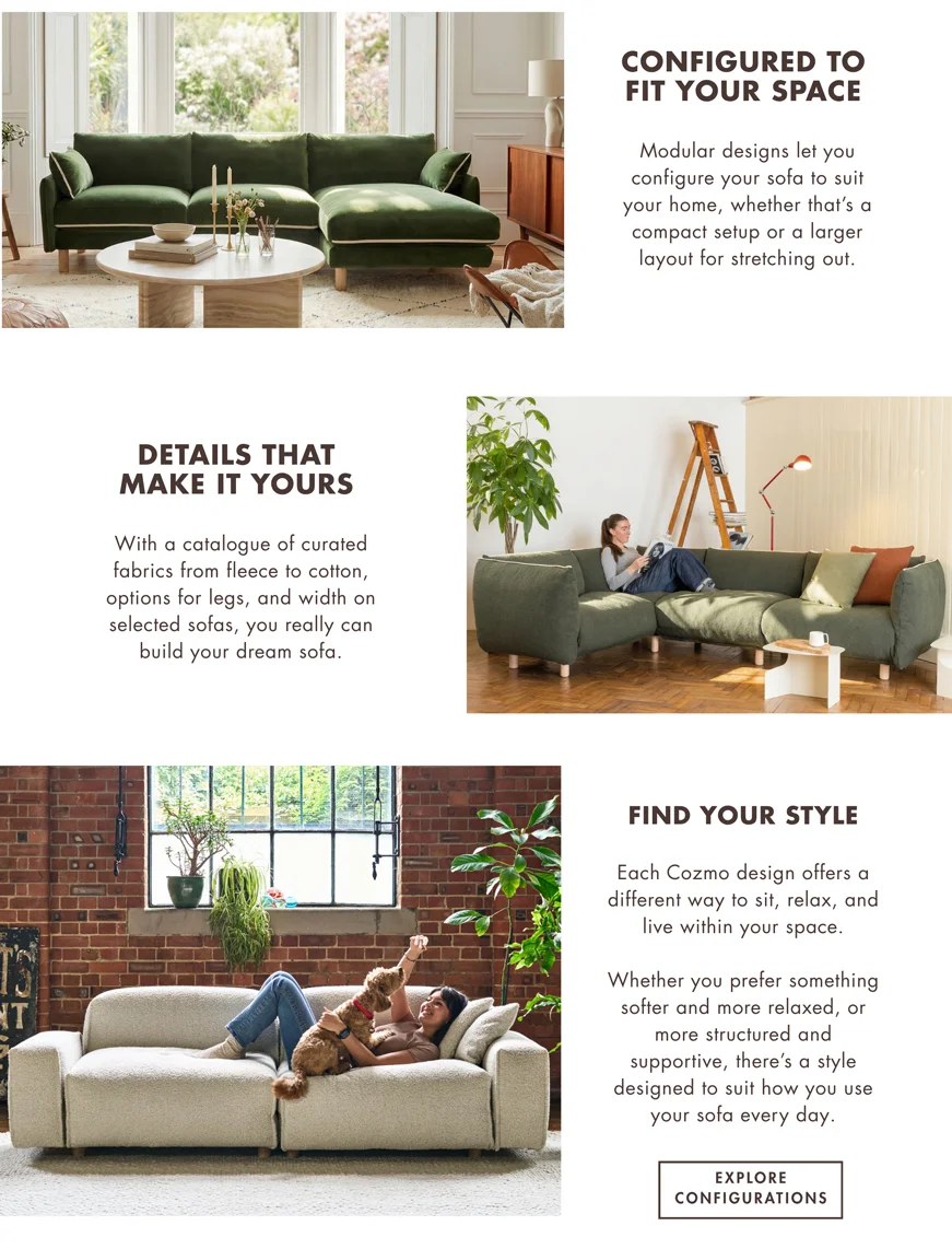 Configured to fit your space