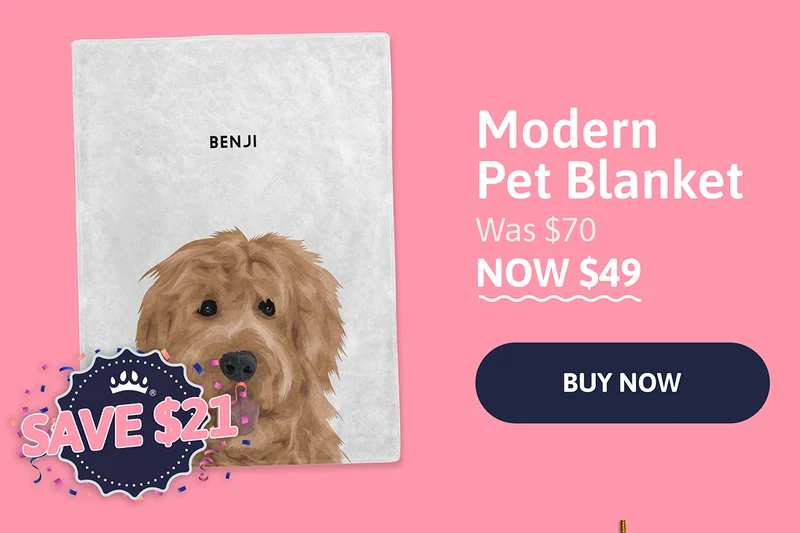 Pet Face Blanket. Was $70. NOW $49