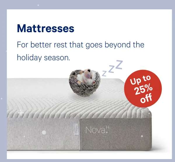 [Up to 25% off] >> Mattresses >>