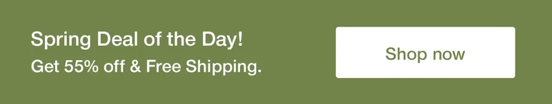 Deal of the day! Get 55% off & free shipping