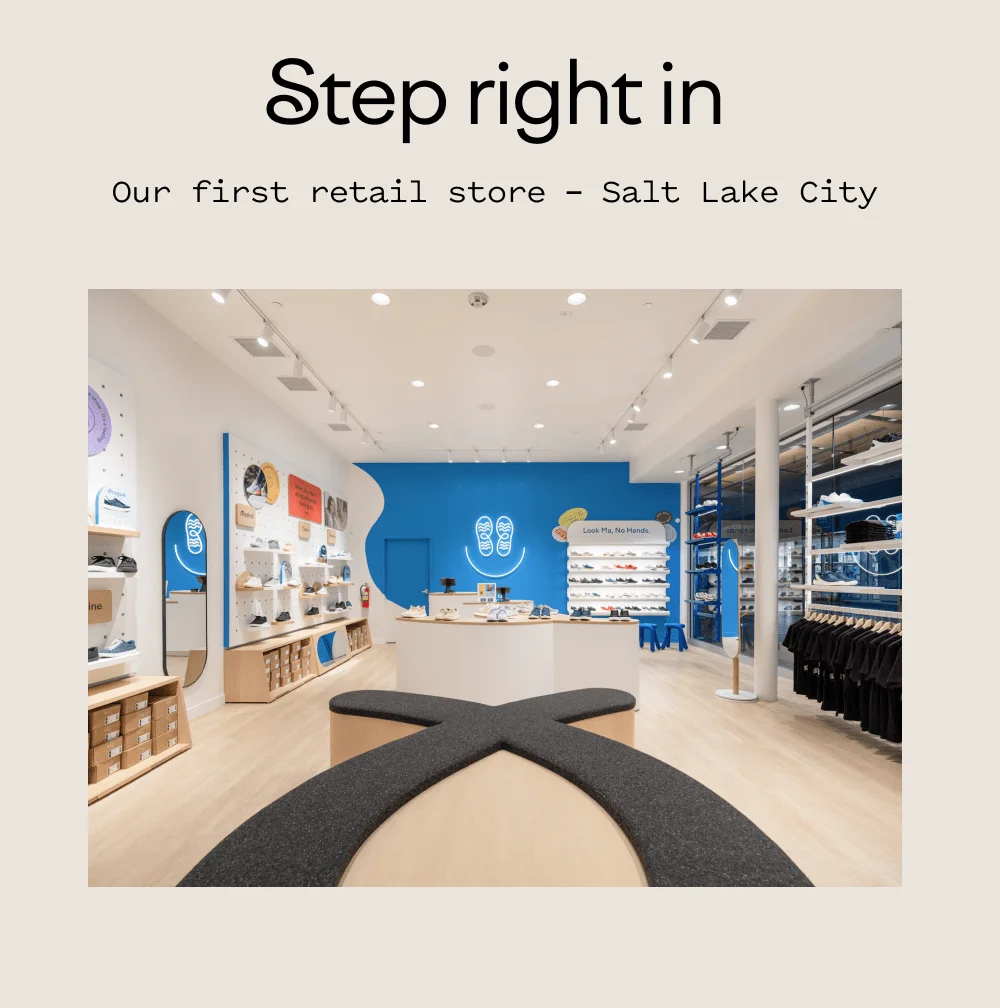 Step right in - Our first retail store in Salt Lake City