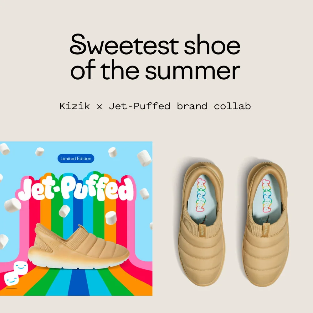 Sweetest shoe of the summer - Kizik x Jet-Puffed collab