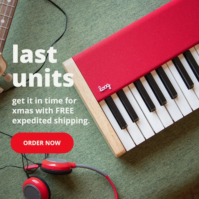 low stock alert: loog piano