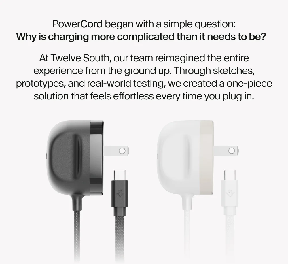 PowerCord began with a simple question: Why is charging more complicated than it needs to be?