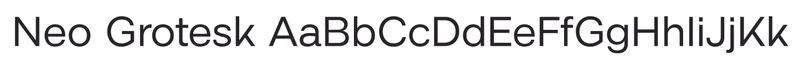 Neo Grotesk