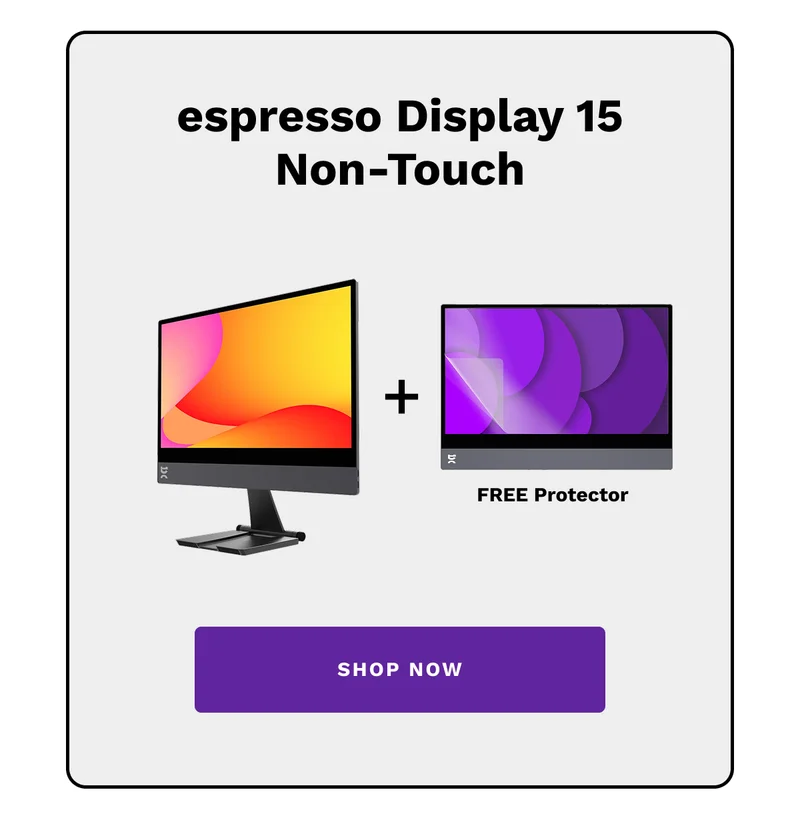 espresso display 15 Non Touch