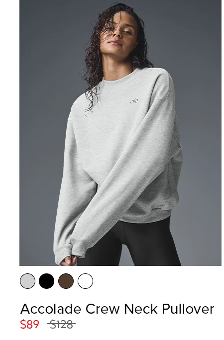 ACCOLADE CREW NECK PULLOVER