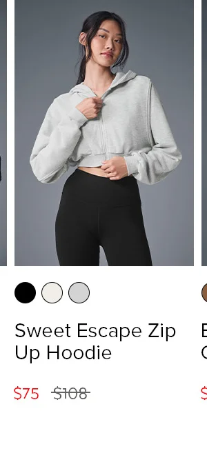 SWEET ESCAPE ZIP UP HOODIE