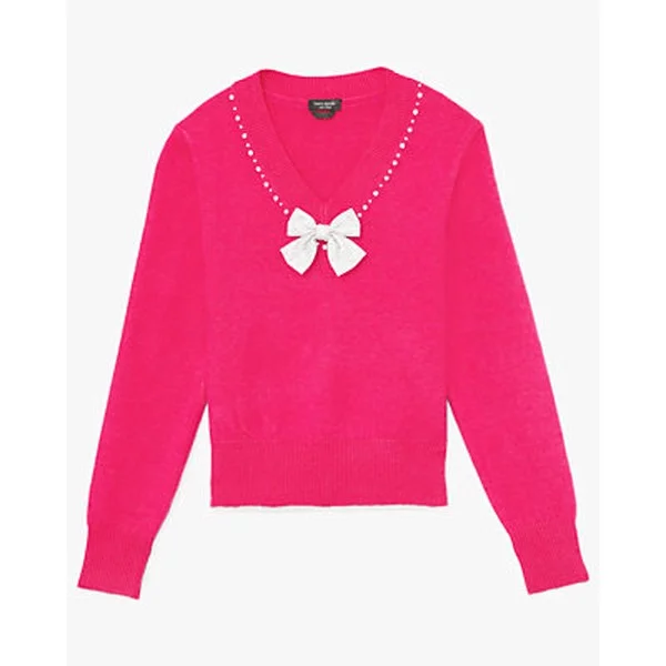 Embellished V-neck Sweater