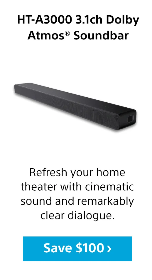 HT-A3000 Soundbar | Save