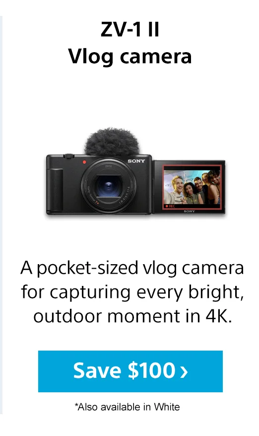 ZV-1 II Camera | Save