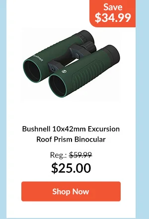 Bushnell 10x42mm Excursion Roof Prism Binocular