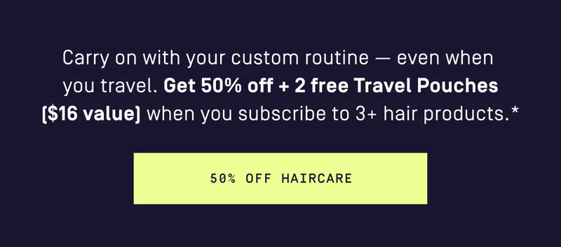 50% off haircare