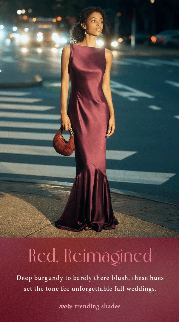 Red dresses. Shop trending shades.