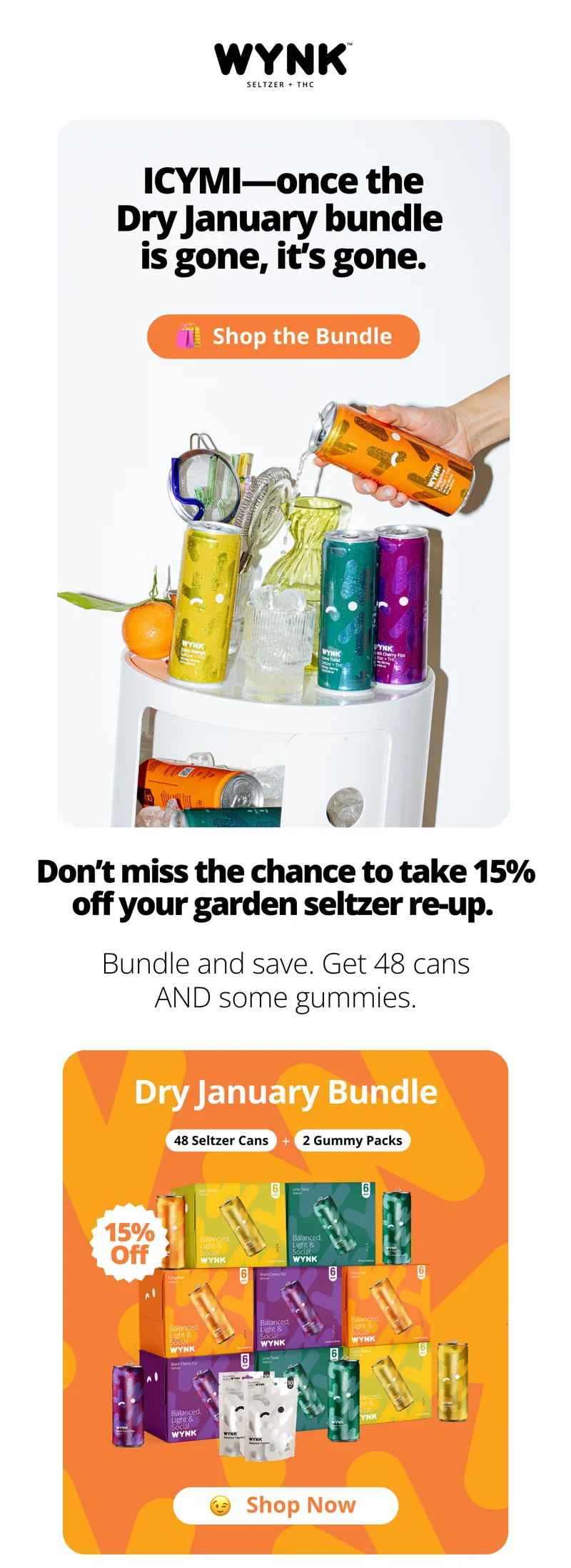 Shop our Dry Jan Bundle