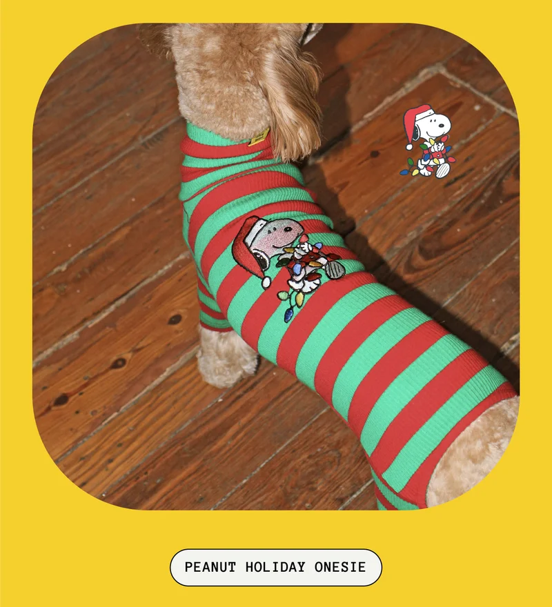 Peanut Holiday Onesie