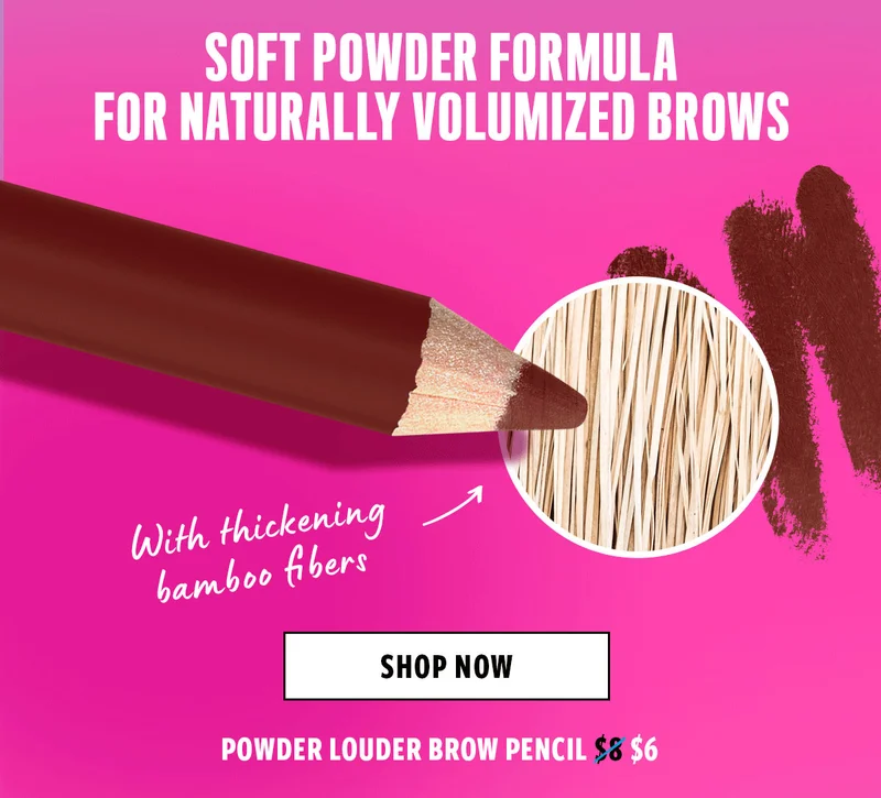 Soft powder formula for naturally volumized brows