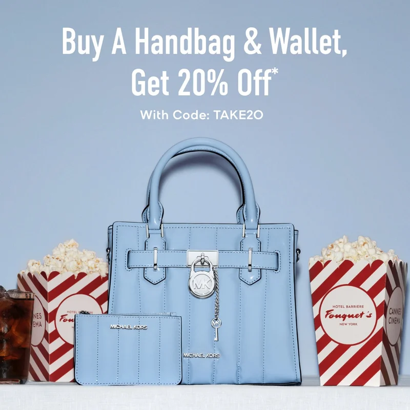 Buy A Handbag & Wallet, Get 20% Off* With Code: discount code