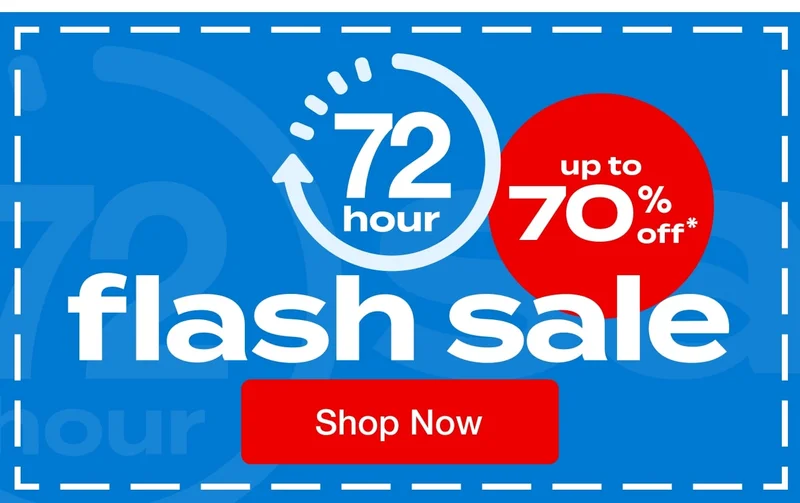 72 Hour Flash Sale