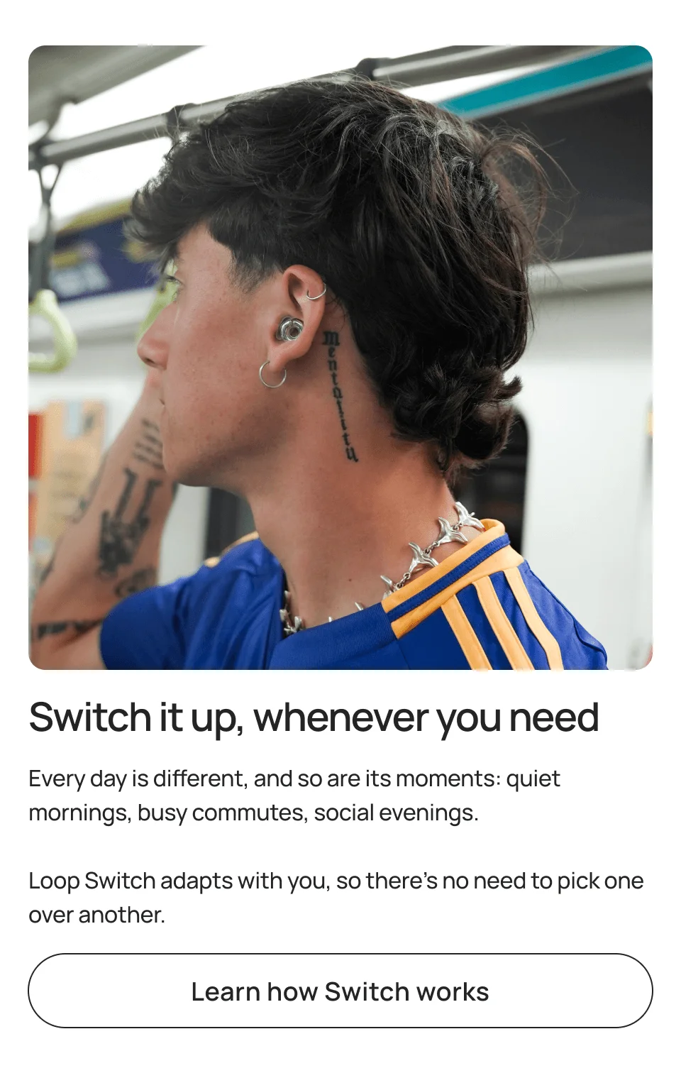 Switch it up, whenever you need