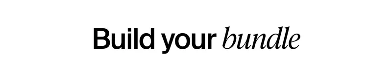 Build your Bundle