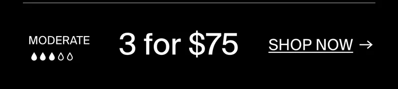 Moderate. 3 for $75 or starting at $25 a pair. Shop Now