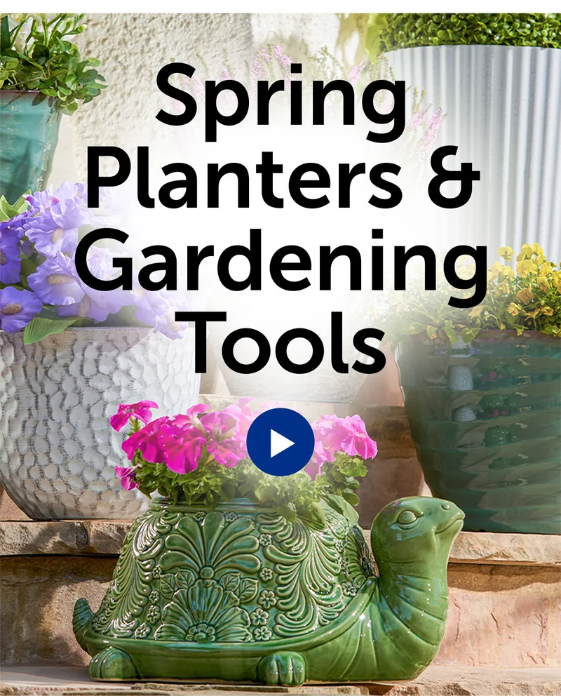 Spring Planters & Gardening Tools Video