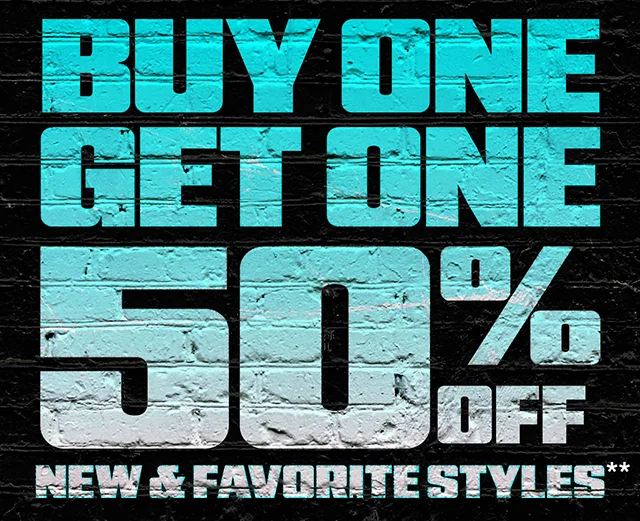 Hours Left! Buy One, Get One 50 Percent Off New And Favorite Styles. HT Rewards Exclusive. Earn Double Hot Cash In-Store And Online. Exclusions Apply. Shop Now