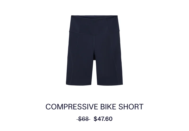 Compressive Bike Short  |  $47.60