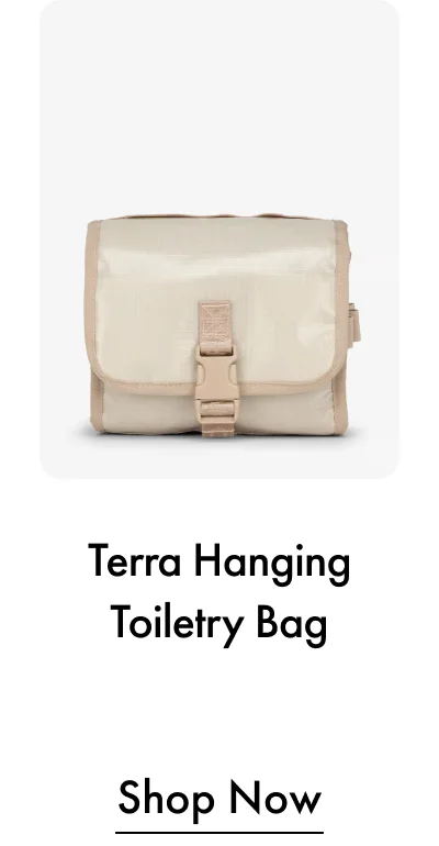 Terra Hanging Toiletry Bag