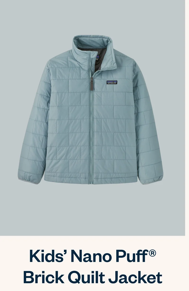 Kids' Nano Puff Brick Quilt Jacket