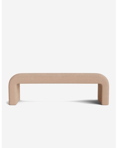 Tate Bench-Pearl Luxe Boucle