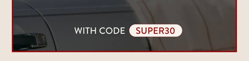 30% off with code: discount code
