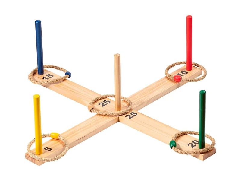 Pure Outdoor by Monoprice Large Ring Toss Game for Kids & Adults