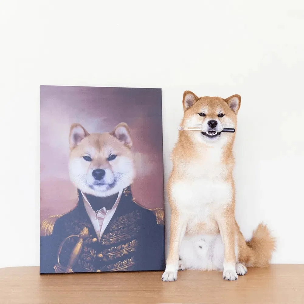 Image of The General - Custom Pet Canvas