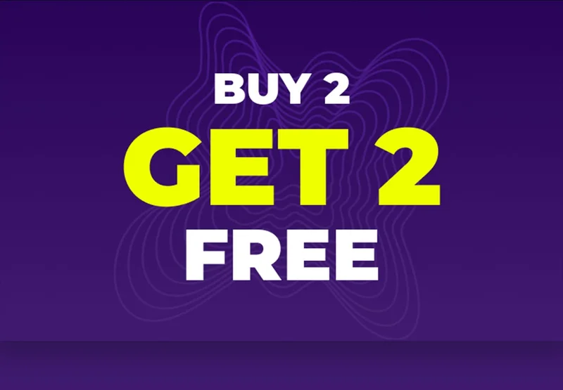 Buy 2 plugins get 2 free! Choose from 100 free plugins
