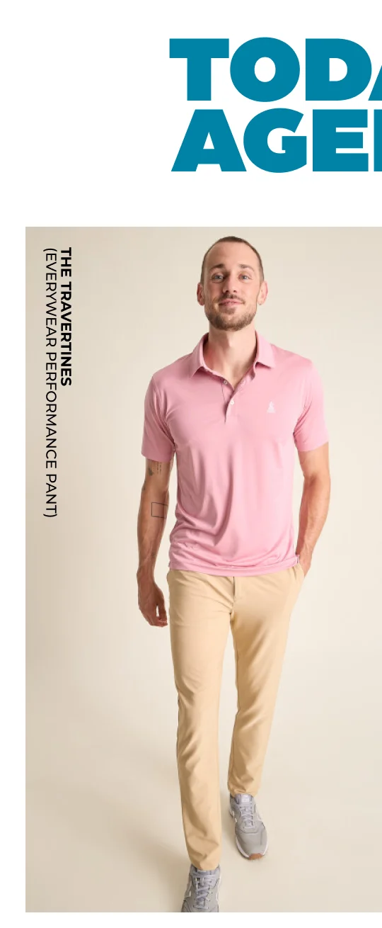 Everywear Performance Pant: The Travertines