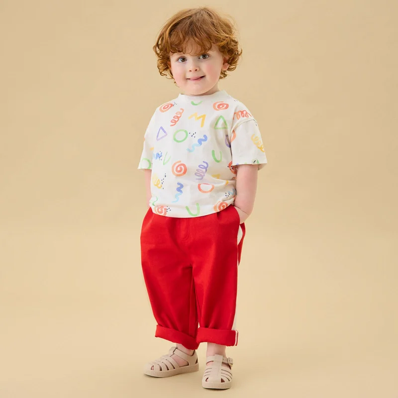 Image of KIDLY by MORI Print Cotton Tee