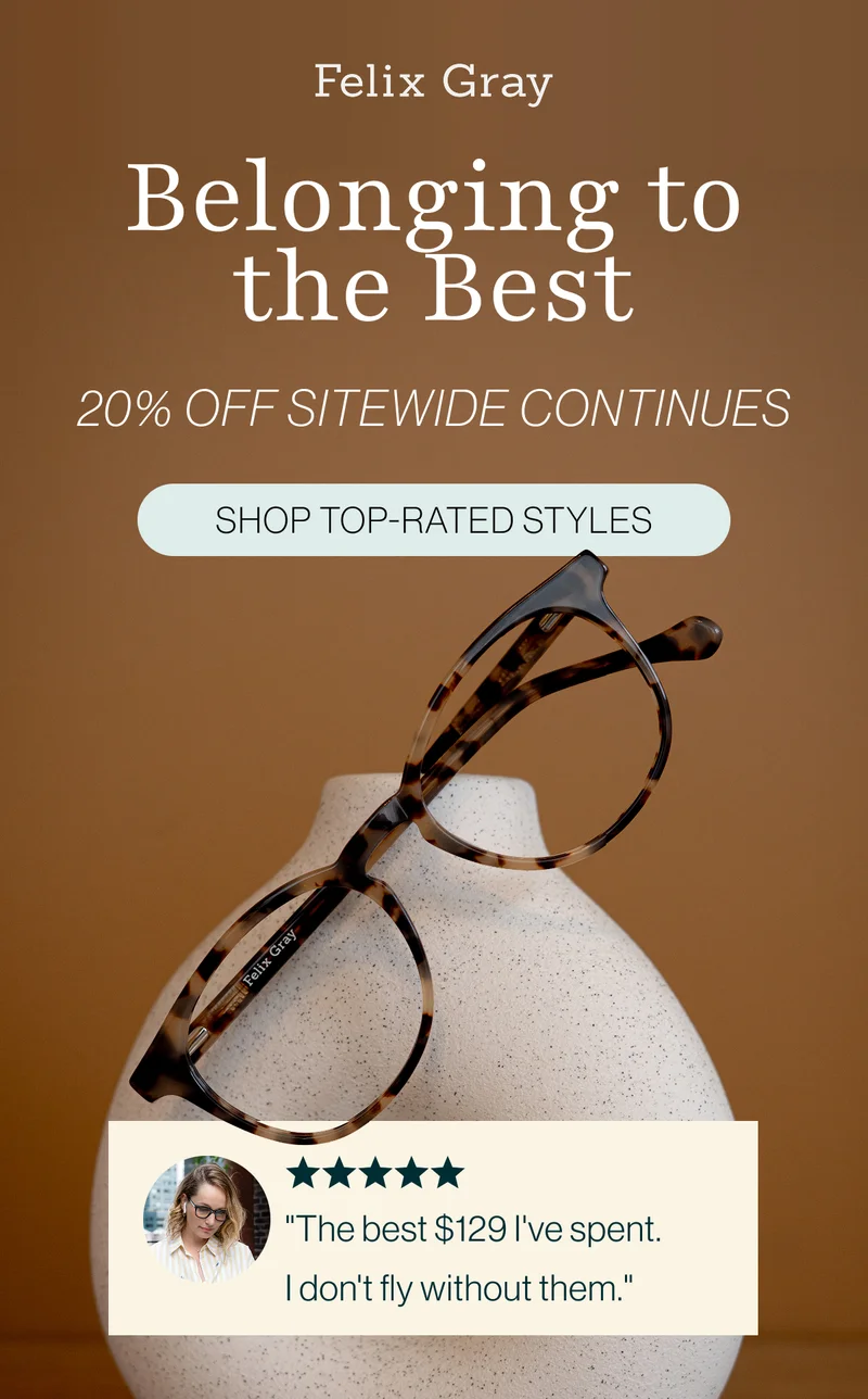 Belonging to the Best. 20% off sitewide continues.