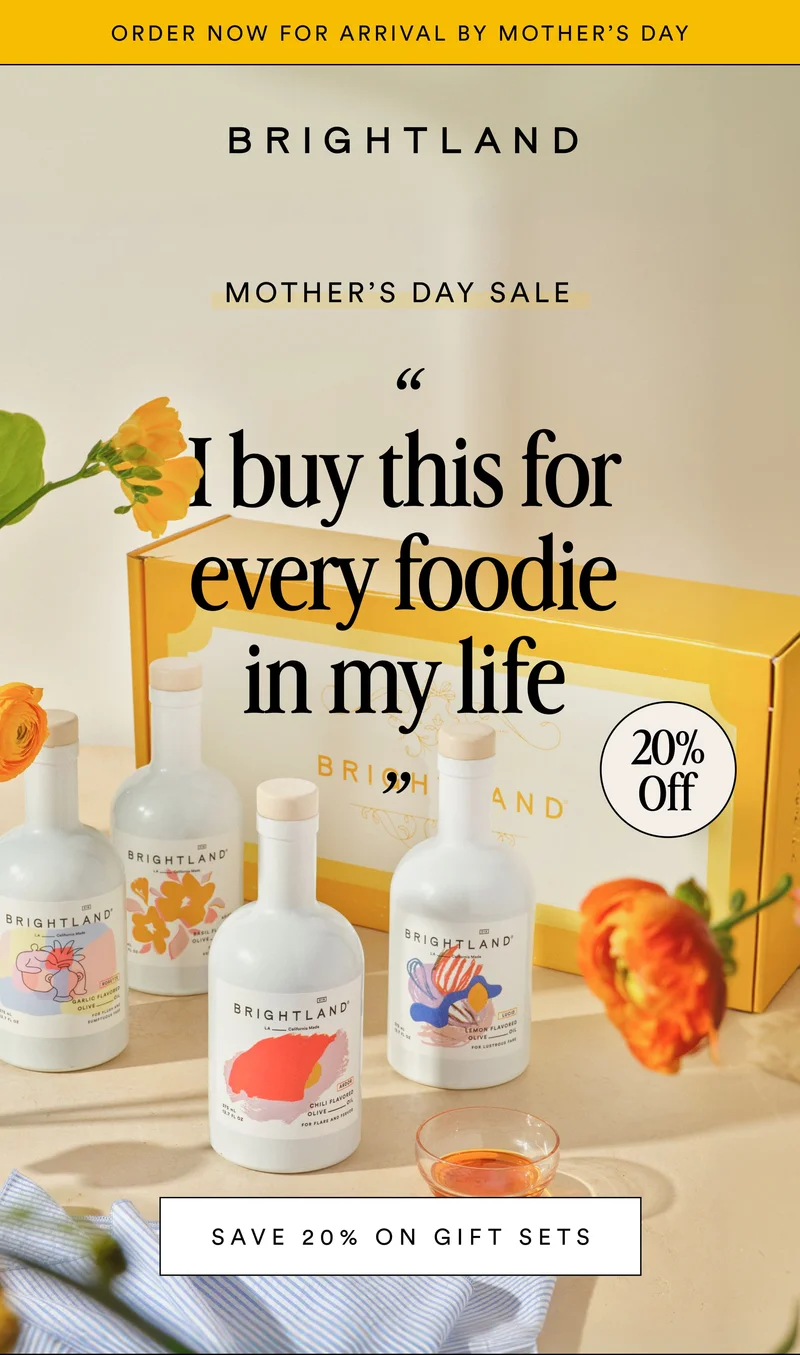 Order now for arrival by Mother’s Day mother’s day sale I buy this for every foodie in my life “ “ 20%Off Save 20% on Gift Sets