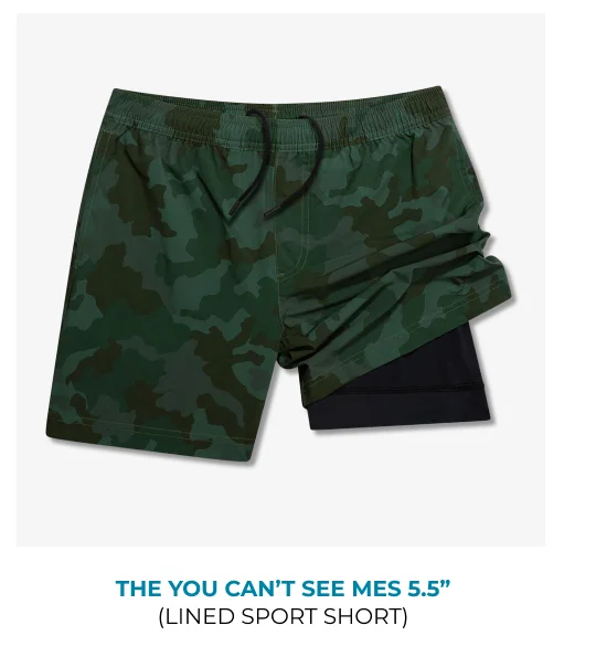 Lined Sport Short: The You Can't See Mes 5.5"