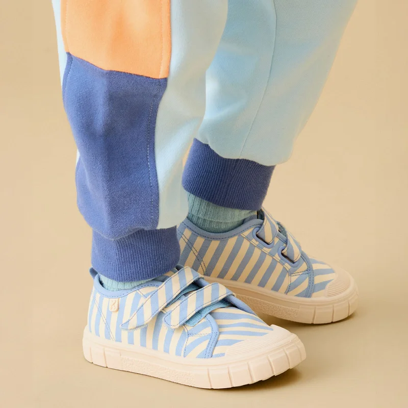 Image of KIDLY by MORI Striped Canvas Sneakers