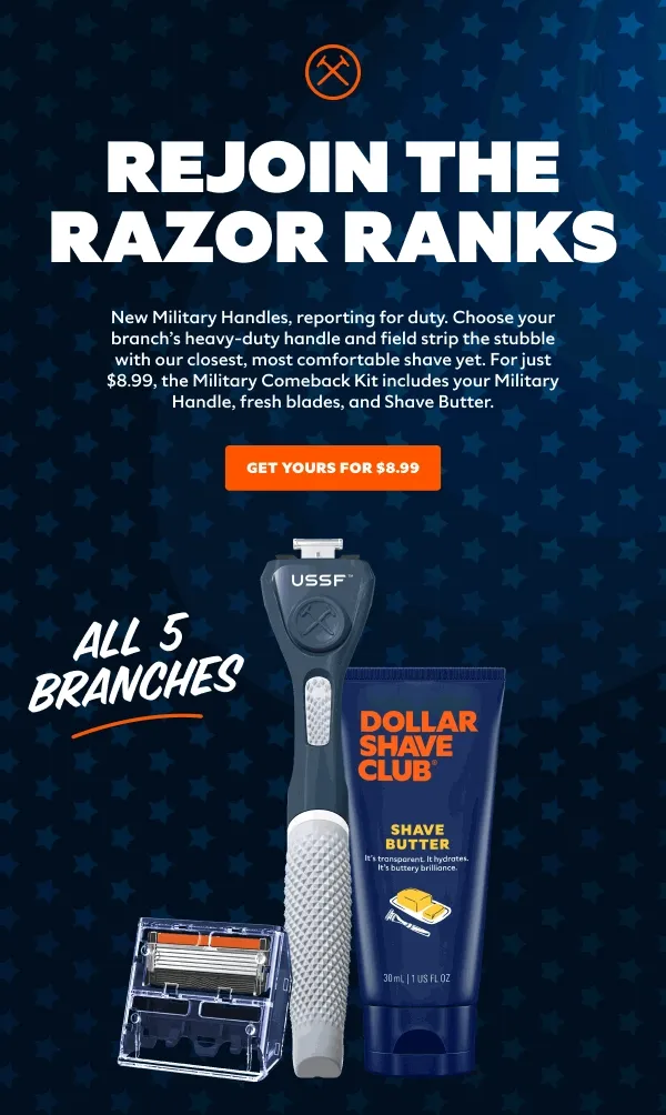 REJOIN THE RAZOR RANKS | GET YOURS FOR $8.99