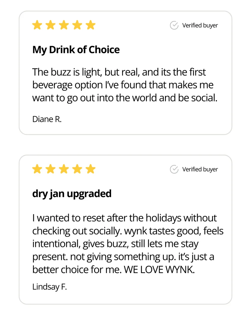 "My Drink of Choice" (Five stars review from Diane R and Lindsay F)